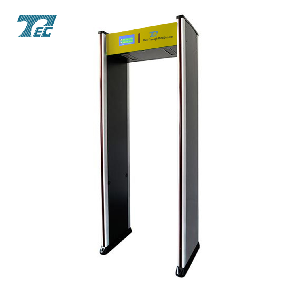 24 zones & colors LCD Security metal detector Door