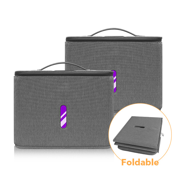 Foldable UV sterilizer bag